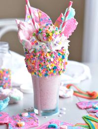 Are you having a sugar rush yet? See how to make this milkshake here.