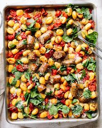 Italian Sausage Sheet-Pan Gnocchi Dinner