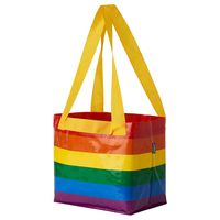 STORSTOMMA Borsa, multicolore, 27x27 cm Noi di IKEA rispettiamo il diritto di ogni persona di essere se stessa. Questa piccola borsa ha tutti i colori dell'arcobaleno ed è resistente e facile da pulire come il nostro prodotto IKEA più venduto di sempre: la grande borsa FRAKTA blu.