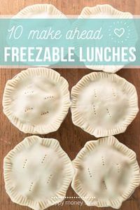 You will love these 10 amazing freezer meal lunches!! Super easy to make and convenient for lunches any day!! #makeahead #easyfreezermeals #frugal | happymoneysaver.com