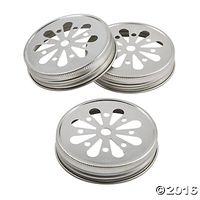 Daisy Mason Jar Lids