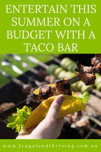 Looking for ideas for budget entertaining? A taco party is fun, frugal and easy. Click to find out how to prepare ahead so you can relax with your guests.