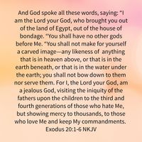 Exodus 20:1-6