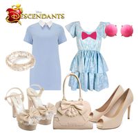 "Jane from Disney's Descendants" by wonderlandofgeeks ❤ liked on Polyvore featuring Religion Clothing, Alice & You, Warehouse, Louis Vuitton, disney, Jane, Descendants and disneysdescendants