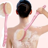 Free Returns ✓ Free Shipping✓. Bath Brush With Long Handle, Back Scrubber, Exfoliating Bath Sponge, Slouchy Body Shower Scrubber For Adults- Bath Brushes, Sponges & Scrubbers at SHEIN.