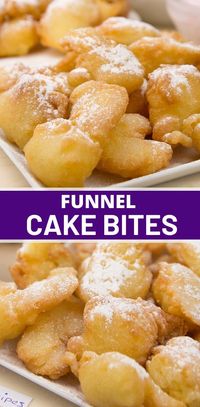 FUNNEL CAKE BITES