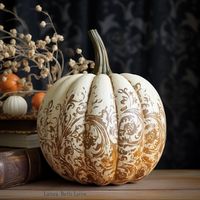 Dishfunctional Designs: Farmhouse Painted Pumpkins