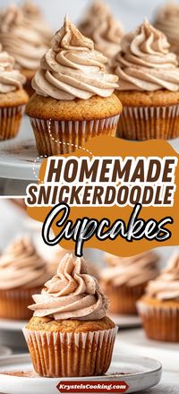 Enjoy a sweet treat with Easy Snickerdoodle Cupcakes! This homemade recipe combines the classic cinnamon flavor with a simple, easy preparation.