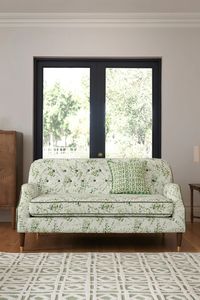 Buy Nina Campbell Springtime Leaves Green Walton Sofa from the Next UK online shop