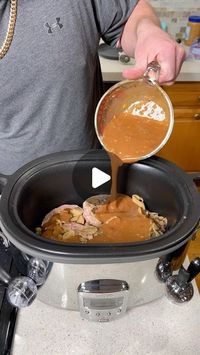 Food Dudes on Instagram: "Cooking my world famous salisbury steak burgers in the crockpot #slowcooker #simplecooking #easymeals"