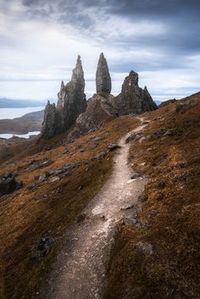 "The Storr" by Philip Slotte #fstoppers #Landscape #storr #Scotland #isleofskye #morning #Mountain #Nature #Travel #Photography #leadinglines