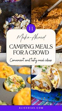 Looking for make-ahead camping meals? These 11 crowd-pleasing recipes are just what you need. Simple to prepare and easy to transport, these meals will keep everyone well-fed and happy. Perfect for large groups, these recipes ensure you spend less time cooking and more time enjoying the outdoors.