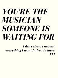 manifesting manifestation manifest music career dream big 777 I don't chase I attract aura motivational qoute qoutes print poster room poster ideas black and white minimalistic aesthetic