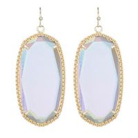 Kendra Scott Deily Earrings in Clear Iridescent-- NEED