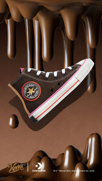 The Chocolate Factory is here! And now they'll have the perfect sneakers to watch it in.