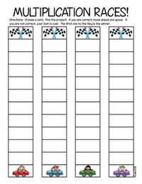 Really love this idea for a multiplication game! Great practice times tables.