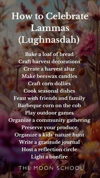 Discover the magic of lammas with these simple celebration ideas! From rituals, bread baking, corn dolls and bonfires, there are so manu modern rituals to try. Kid friendly, family fun. Host a last summer party with these summer ideas. Feast on local produce, do crafts and host workshops for the community. For wiccans, pagans and ordinary folk... honour the wheel of the year and the abundance of harvest!