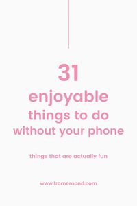 Looking for activities to do that don’t involve your phone? You’re in the right place. Sometimes we’re on our phones so much to where they get a little boring. Or maybe we notice that our screen times are way too high and need a break from our devices. Whatever the reason is, I’ve got 31 activities for you to indulge in that don’t require your phone at all! Read to learn about this, plus things to do without your phone, things to do without your phone at home, things to do without your phone alone, and much more!