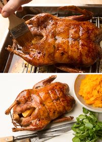 Recipe: Roast duck with orange and ginger || Photo: Fred R. Conrad/The New York Times