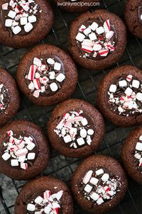 Hot Chocolate Thumbprint Cookies