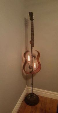 Guitar Light. #DormRoom #DormRoomIdeas