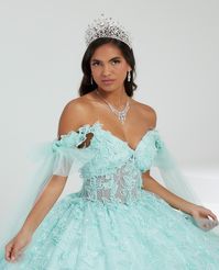 Garden princess vibes 🌸👑 👗: Quinceañera Collection Style 26062 • • • #houseofwu #quinceaneracollection #quinceañera #princessvibes #princessdress #fairytaledress #quinceaneraphotography #vestidosdequince #sweet15 #quinceaños #ballgown #quince #quincegown #explorepage #formaldress #quincedress #misquince #aquadress #greendress #sparkly #sparkle #aqua #green #princess #fairytale #explore