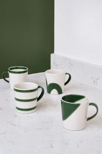 Buy Jasper Conran London Set of 4 Green Abstract Set of 4 Mugs from the Next UK online shop