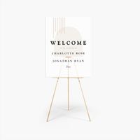 Acrylic Wedding Signs Patterns & Textures, Modern & Simple, Style, Type, Welcome