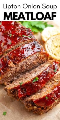 Lipton Onion Soup Meatloaf is an easy, classic meatloaf recipe. Full of delicious onion flavor, this meatloaf makes great leftovers and can be easily frozen for later.