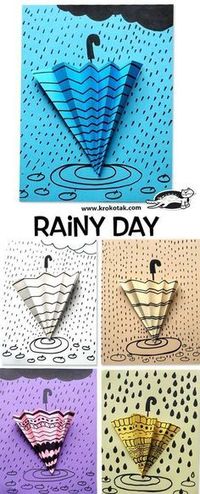 Rainy day spring craft for kids