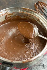 Chocolate Frosting with Cocoa Powder and Powdered Sugar is ready in minutes with ingredients your more-than-likely have on hand. #chocolate #frosting #icing #recipe #cocoa #powderedsugar