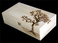 Tree Pyrography Box | tree box by ~Athanasiart on deviantART