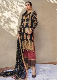 Asim Jofa Lawn 2021 Collection | Chiffon Suits | Asim Jofa Online: Summer & Winter Dresses Embroidered Collection