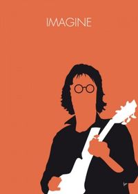 john lennon imagine beatles minimal minimalism minimalist poster artwork alternative chungkong song