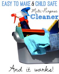 Easy and child-safe multi-purpose cleaner - Wildflower Ramblings #cleaning