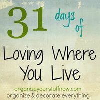 31 days of loving where you live.