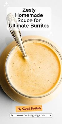 Enhance your Mexican meals with this homemade Burrito Sauce recipe. It's an ideal blend of creamy and spicy, adding a zesty kick to your burritos. This sauce is not only perfect for burritos but also works great as a dip or topping for other Mexican dishes.