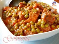 Spezzatino con i piselli-ricetta secondi di carne-golosofia