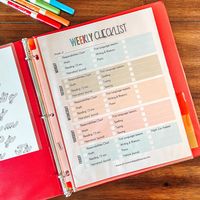 Enjoy that satisfying feeling of checking a job off a list with this colorful and organized editable Weekly Checklist. Perfect for keeping students (or teachers) on task and motivated. We keep ours in our homeschool binders along with our schoolwork for the week. This is an editable PDF file. You'll need to have the ability to download to a computer and open in Adobe Reader, which you can download for free here (if you don't already have it): https://get.adobe.com/reader/ Then simply fill in you