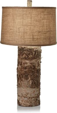 Lighting Accents Dimond Lighting Aspen Birch Bark Table lamp, Lampworks, Brown - - Amazon.com