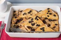 This Irish liqueur bread and butter pudding is an easy dessert to make with its unique twist on the original version.