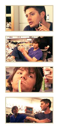 a day in the life of Jared and Jensen ( if you own season one it's on the last disc :D)