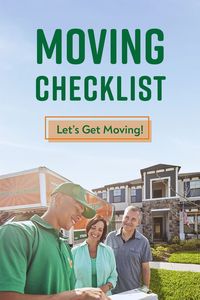 You've already found your new home, and now here's the hard part—moving. With proper planning, however, you may even find yourself enjoying the process! We have created a detailed moving checklist to help you have a smoother and happier transition. The checklist begins at 8 weeks prior to your move and covers everything until you're officially settled in your new home.