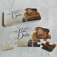 Save the date puzzles! Super cute and fun idea.