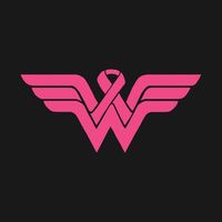 Beat cancer wonder woman logo #breastcancerawarenessquotes