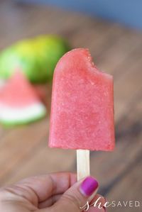 Strawberry Watermelon Popsicles Recipe