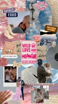 Wild Love by Elsie Silver #wildlove #elsiesilver #wildlovebyelsiesilver #rosehill #aesthetic #book #pinkandblue #romance