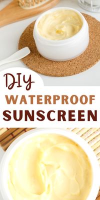 Learn how to make organic sunscreen at home to protect your skin against UVA and UVB rays without using harmful ingredients. This homemade waterproof sunscreen recipe is simple to make and easy to use. DIY Beauty Ideas: Homemade Beauty Recipes to try yourself!