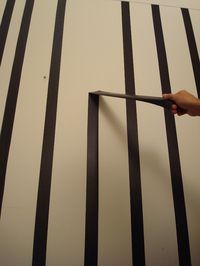 DIY: No Paint Striped Walls - Showit Blog