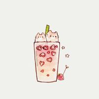 🌻🌻🌻 on Instagram: “I like the pink drink😊 - - - - ⭐️ Interested in commissions? Check bio/highlights for more details! Feel free to DM me if you have any…”